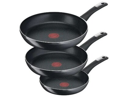 Foto 1 | Juego de Sartenes T-fal Antiadherente 3 Piezas