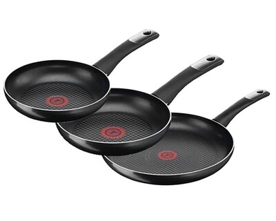 Foto 3 | Juego de Sartenes T-fal Antiadherente 3 Piezas
