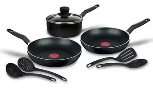 Foto 1 | Bateria Vital 8pzs Color Negro T-fal