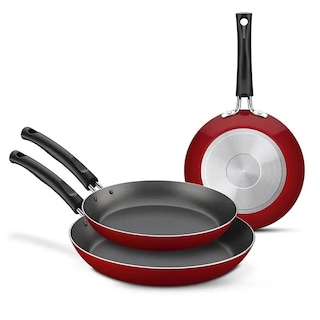 Foto 1 | Juego De 3 Sartenes Chelsea 20,26 Y 30 Cms Espesor 2.2 Mm Rojo Tramontina