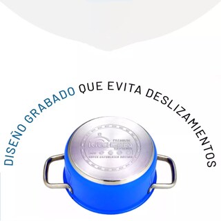 Foto 4 | Batería de Cocina de Acero Inoxidable Kitchenes 8 Piezas