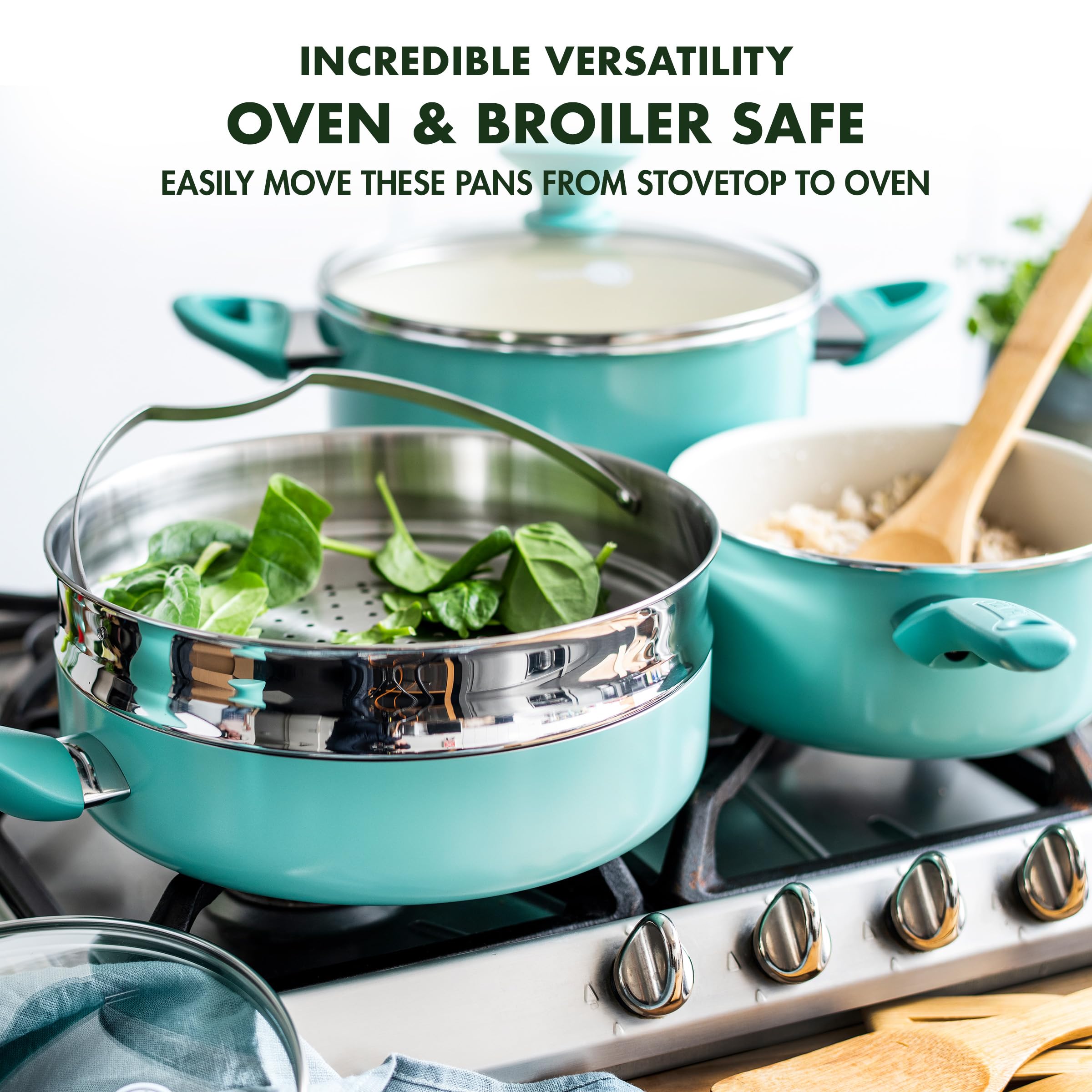 Foto 4 pulgar | Juego de Utensilios de Cocina Greenpan Rio Healthy de Cerámica Antiadherente 16 Piezas - Venta Internacional