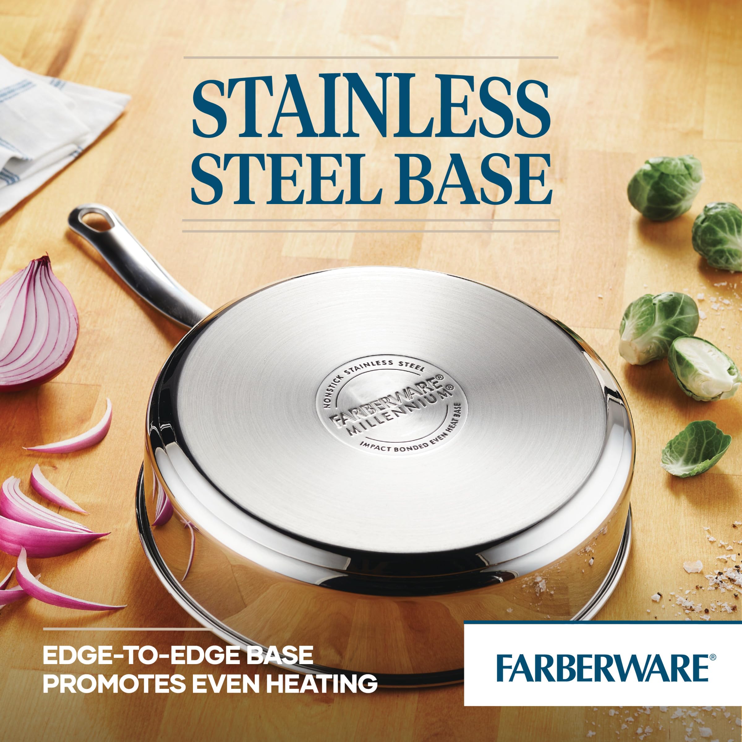Foto 7 | Juego De Utensilios De Cocina Farberware Millennium De Acero Inoxidable, 10 Piezas - Venta Internacional.