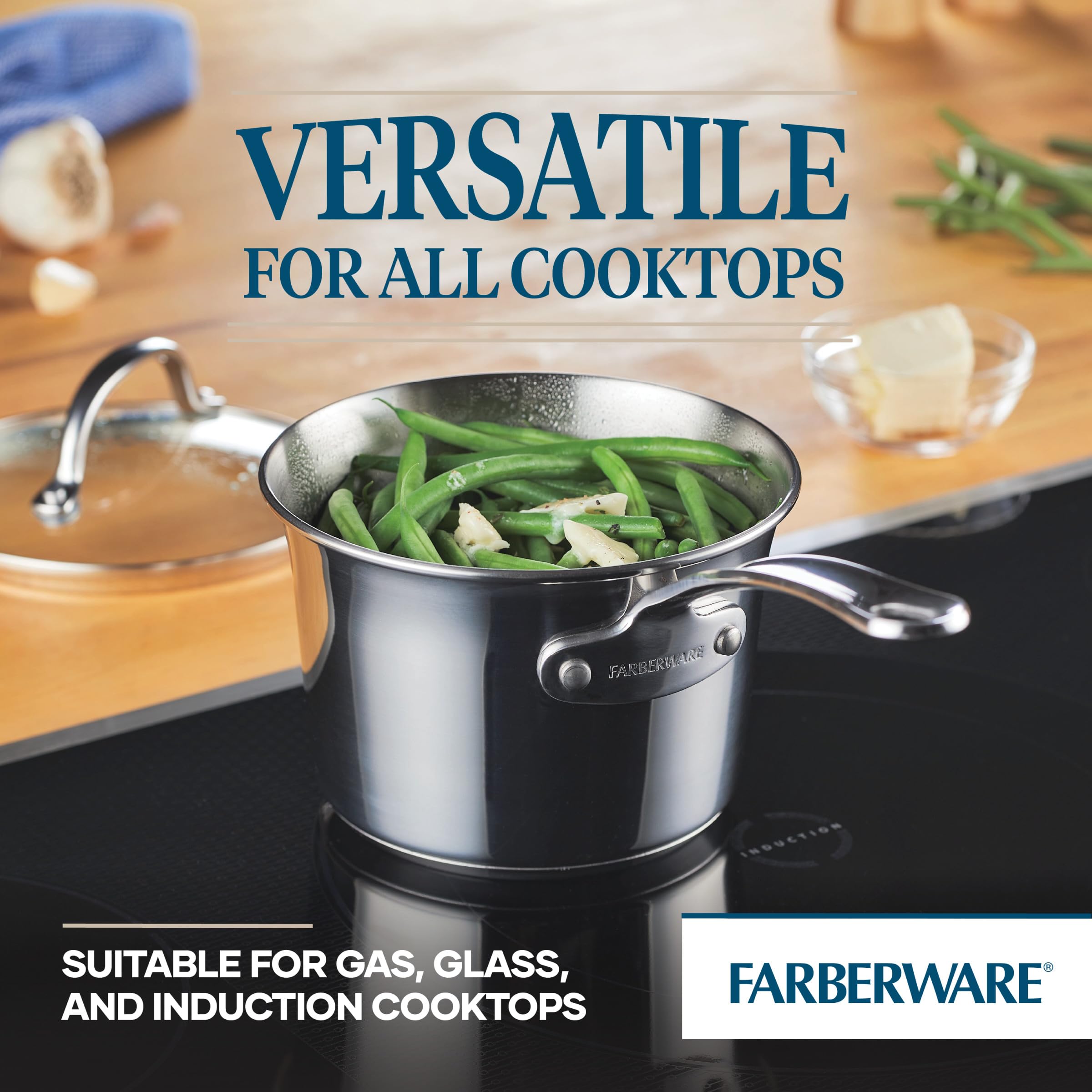 Foto 4 | Juego De Utensilios De Cocina Farberware Millennium De Acero Inoxidable, 10 Piezas - Venta Internacional.
