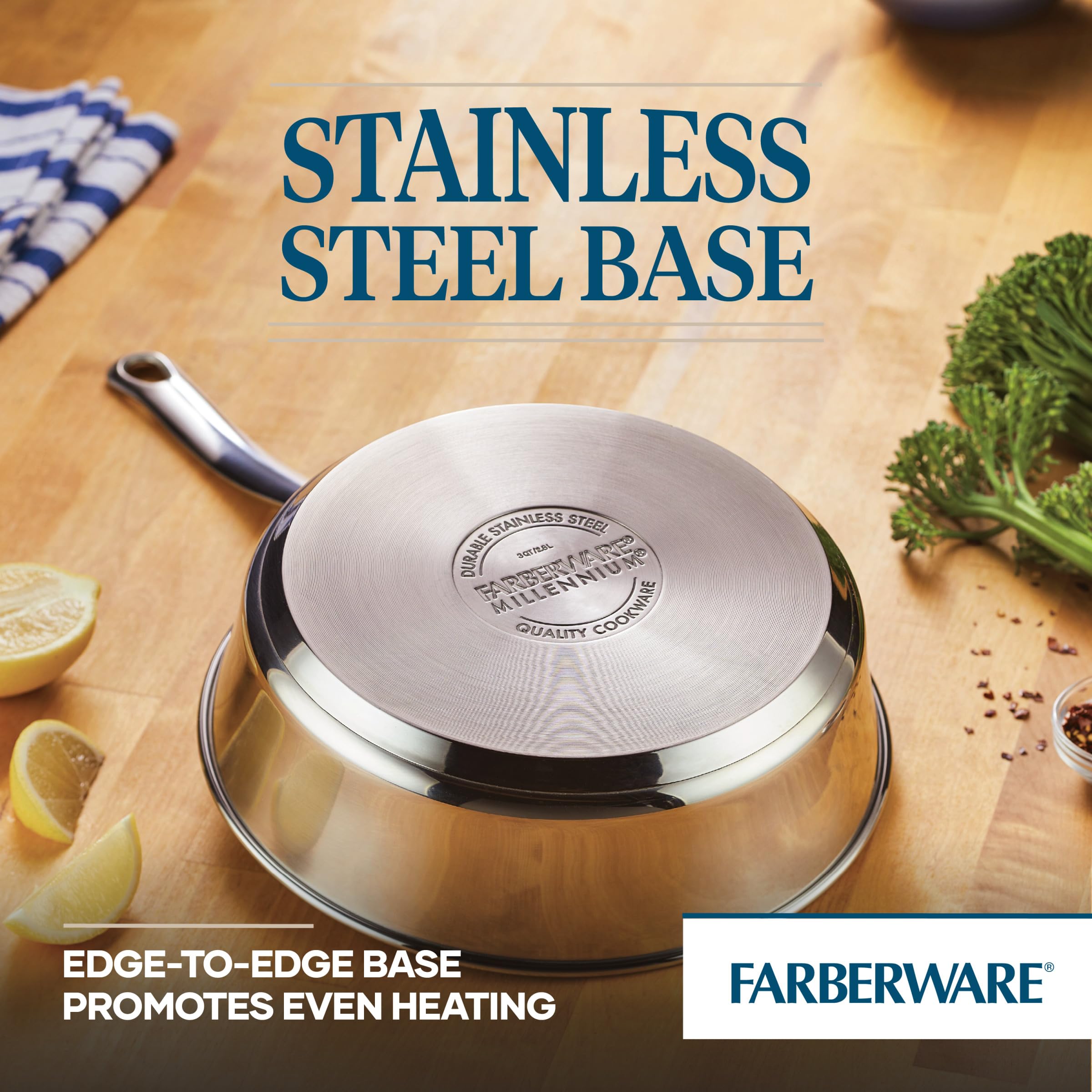 Foto 6 | Juego De Utensilios De Cocina Farberware Millennium De Acero Inoxidable, 10 Piezas - Venta Internacional.
