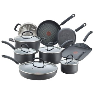 Foto 1 | Juego De Utensilios De Cocina T-fal Ultimate, Antiadherente Anodizado Duro, 14 Piezas - Venta Internacional.