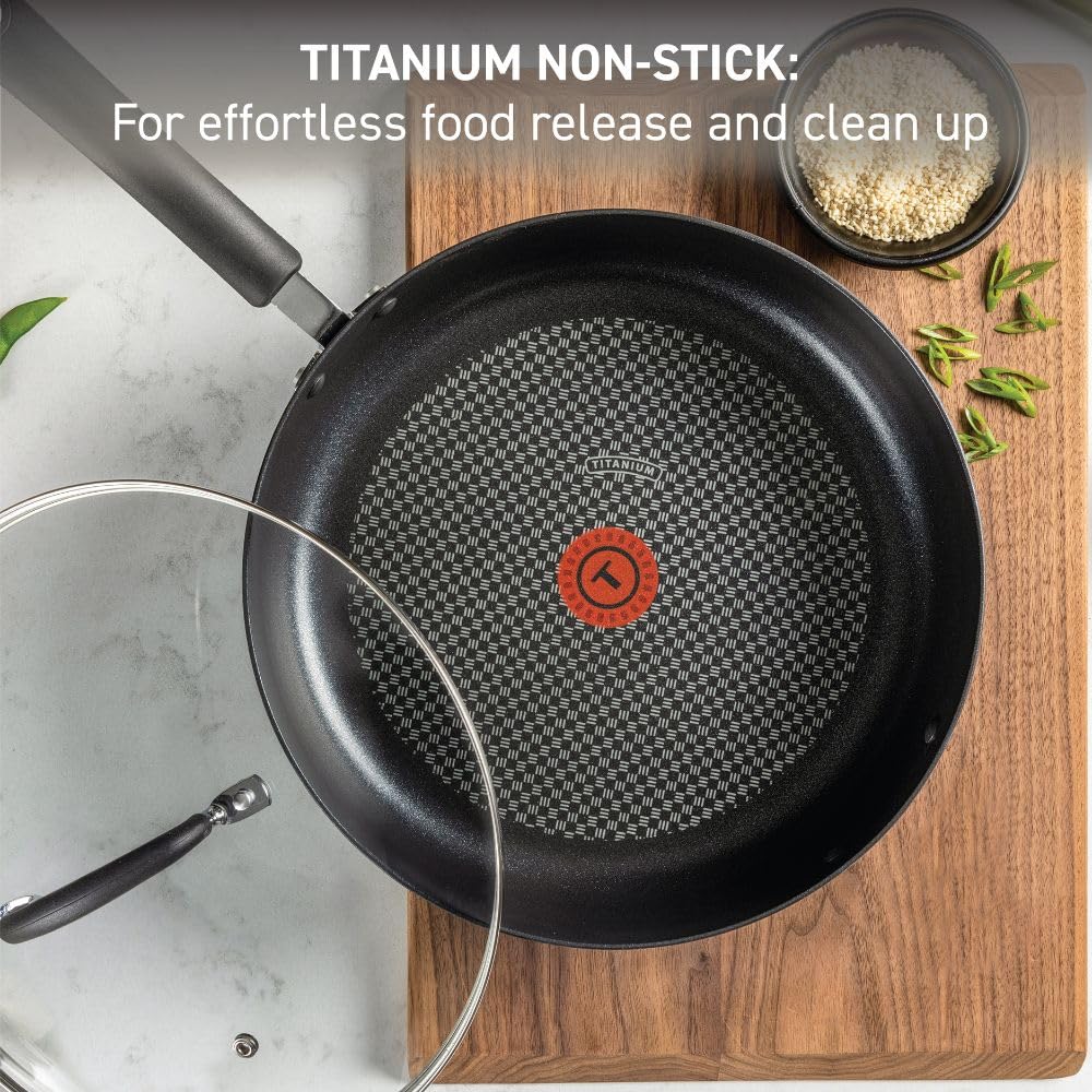 Foto 4 | Juego De Utensilios De Cocina T-fal Ultimate, Antiadherente Anodizado Duro, 14 Piezas - Venta Internacional.