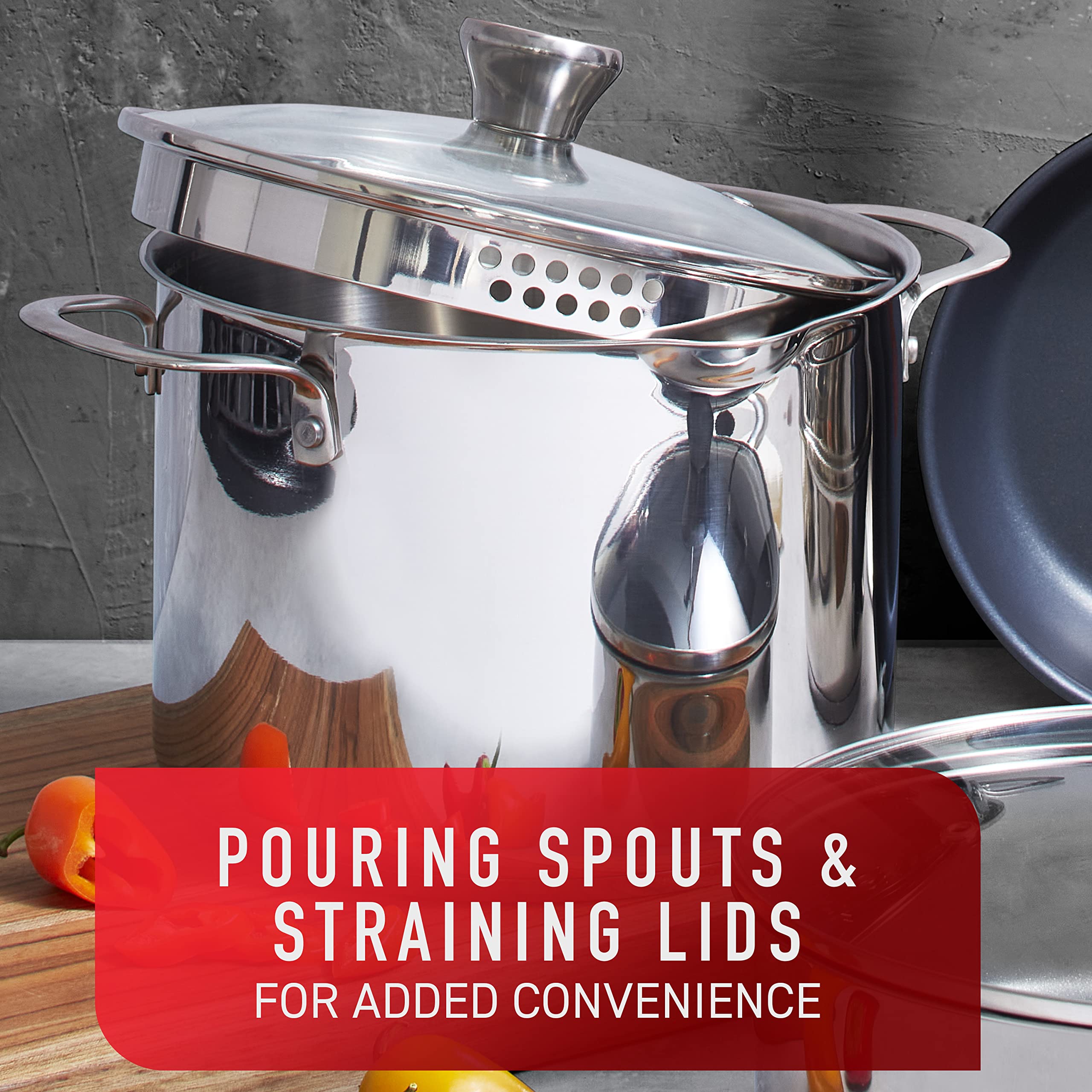 Foto 5 | Juego De Utensilios De Cocina T-fal Platinum De Acero Inoxidable 12 Piezas - Venta Internacional.