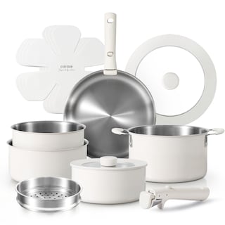 Foto 1 | Juego De Utensilios De Cocina Carote De Acero Inoxidable, 14 Piezas, Blanco De Inducción - Venta Internacional.