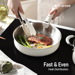 Foto 4 | Juego De Utensilios De Cocina Carote De Acero Inoxidable, 14 Piezas, Blanco De Inducción - Venta Internacional.