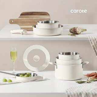 Foto 5 | Juego De Utensilios De Cocina Carote De Acero Inoxidable, 14 Piezas, Blanco De Inducción - Venta Internacional.