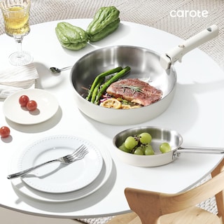 Foto 6 | Juego De Utensilios De Cocina Carote De Acero Inoxidable, 14 Piezas, Blanco De Inducción - Venta Internacional.