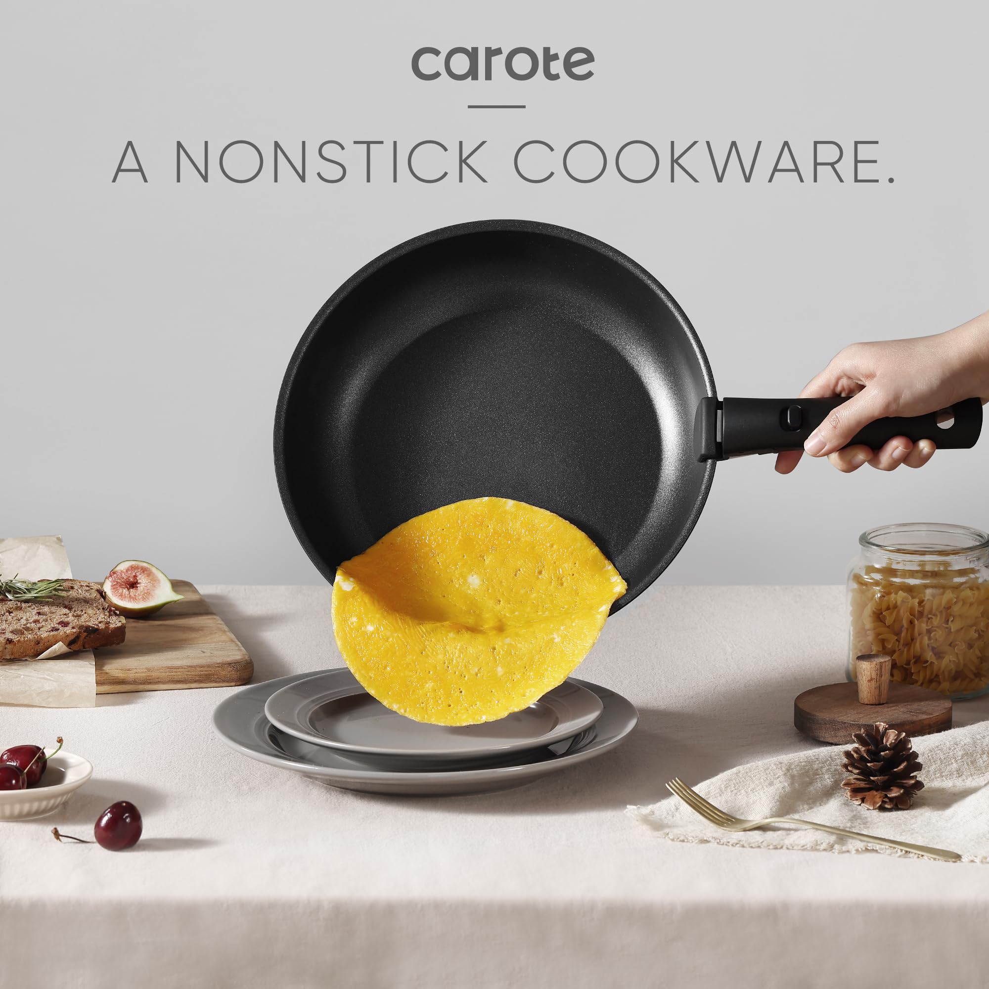 Foto 4 pulgar | Juego De Utensilios De Cocina Carote Antiadherentes Con Mango Desmontable, 13 Piezas - Venta Internacional.