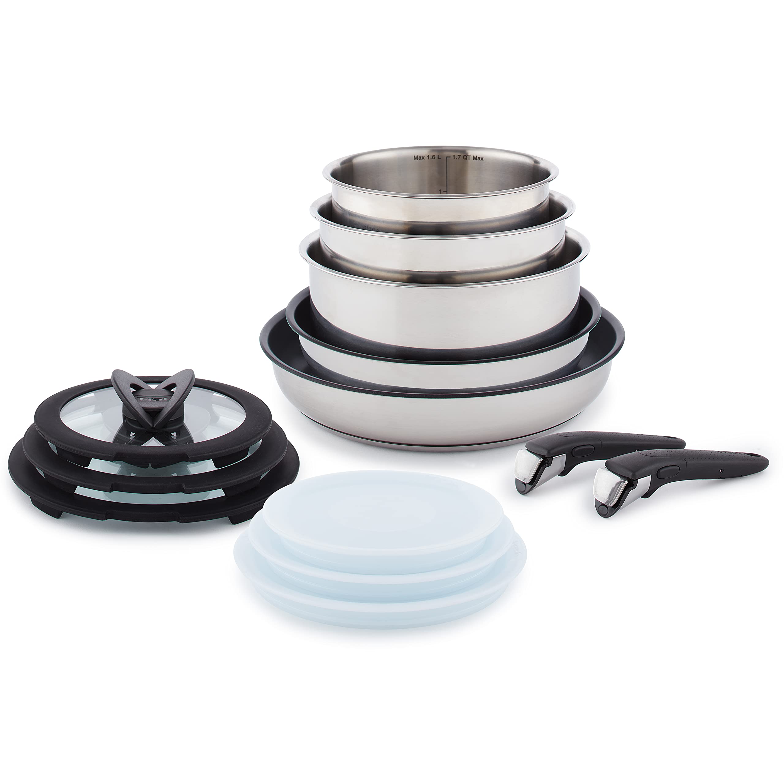 Foto 1 | Juego De Utensilios De Cocina T-fal Ingenio Expertise De Acero Inoxidable, 13 Piezas - Venta Internacional.