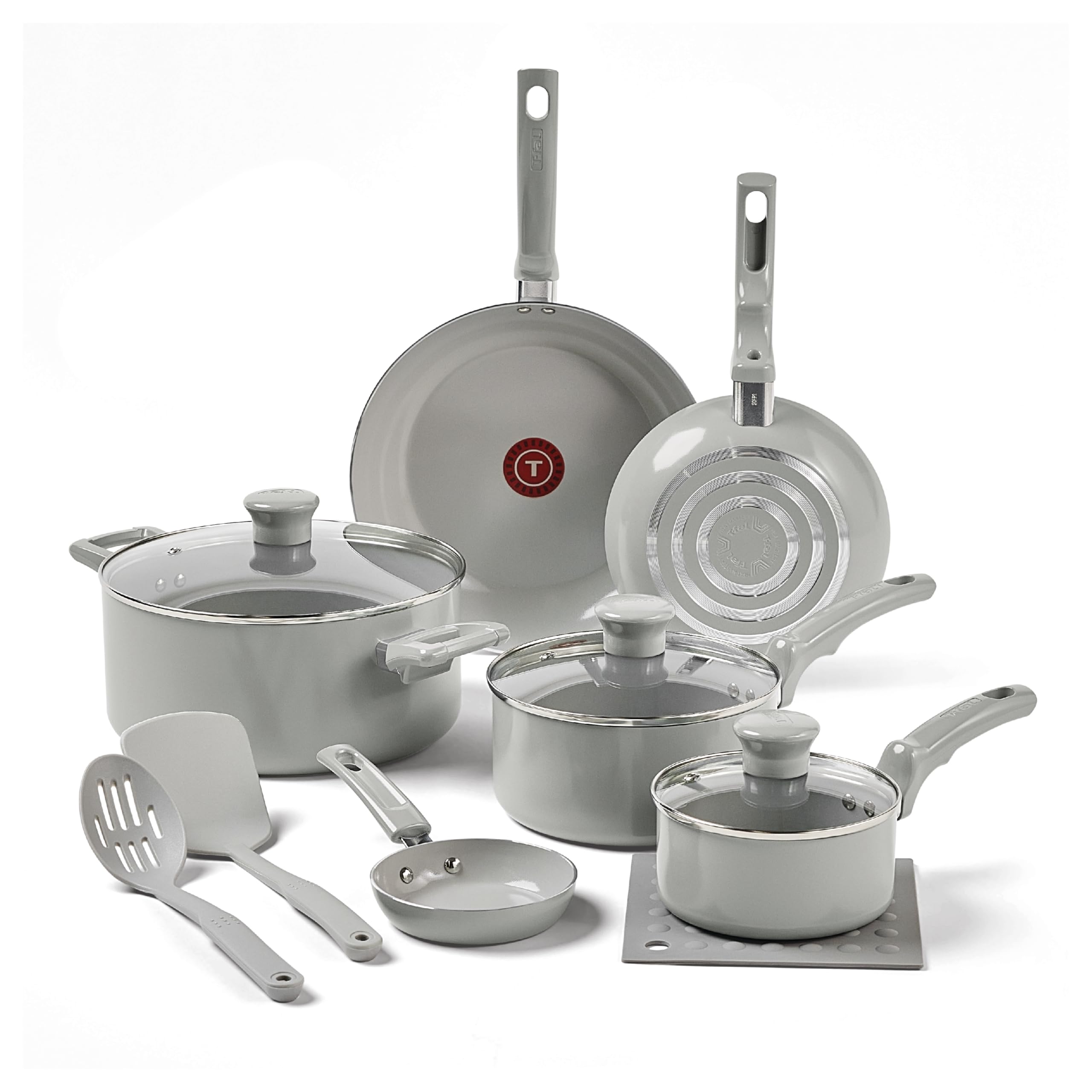 Foto 2 pulgar | Juego De Utensilios De Cocina T-fal Refresh De Cerámica Antiadherente, 12 Piezas - Venta Internacional.