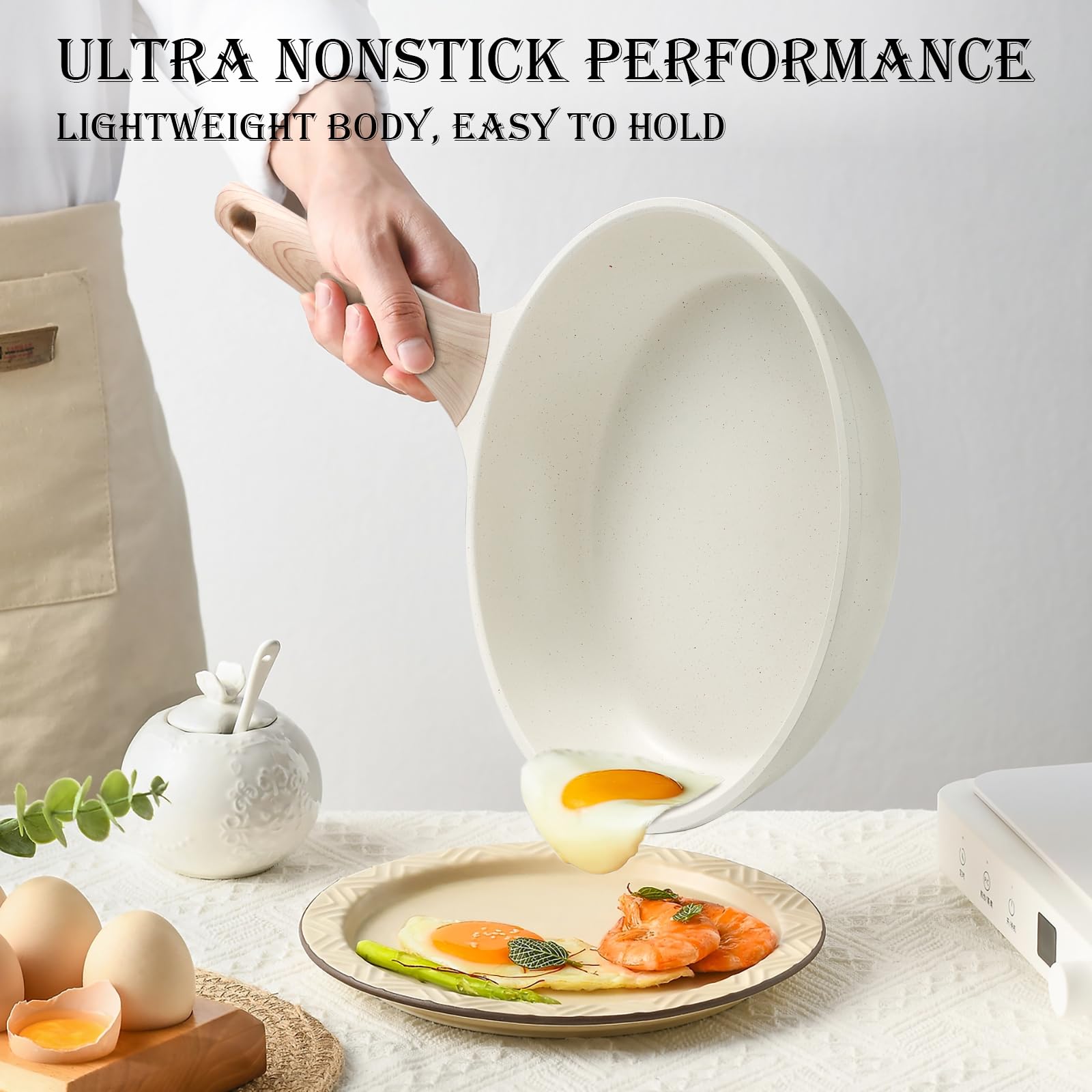 Foto 4 pulgar | Juego De Utensilios De Cocina Ewfen, 14 Unidades, Granito, Inducción, Antiadherentes - Venta Internacional.