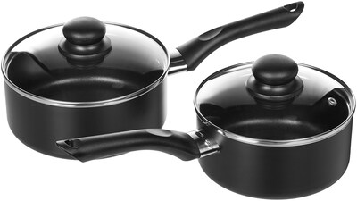 Foto 5 | Juego De Utensilios De Cocina Amazon Basics Antiadherentes De 8 Piezas, Color Negro - Venta Internacional.