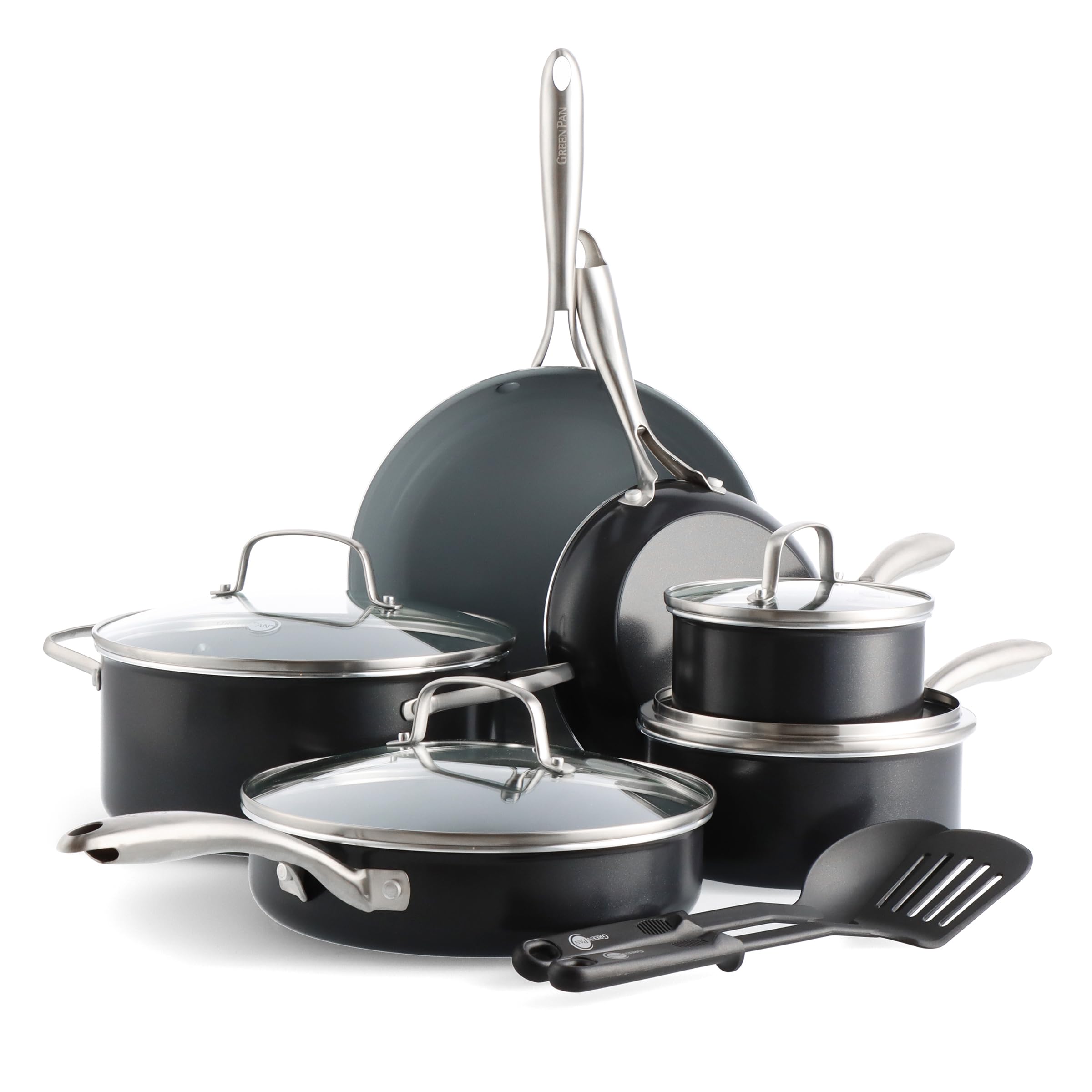 Foto 1 | Set De Utensilios De Cocina Greenpan Swift, 12 Piezas, Cerámica, Antiadherentes - Venta Internacional.