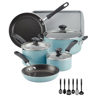Foto 2 | Juego De Utensilios De Cocina Farberware Cookstart Diamondmax 15 Piezas Aqua - Venta Internacional.