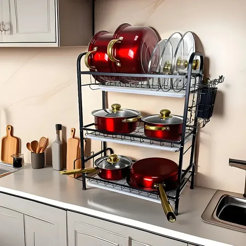 Foto 3 | Batería De Acero Inoxidable Roja 12 Pz Cooking Set Rojo