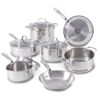 Foto 1 | Juego De Utensilios De Cocina T-fal De Acero Inoxidable, 11 Piezas, Aptos Para Inducción - Venta Internacional.