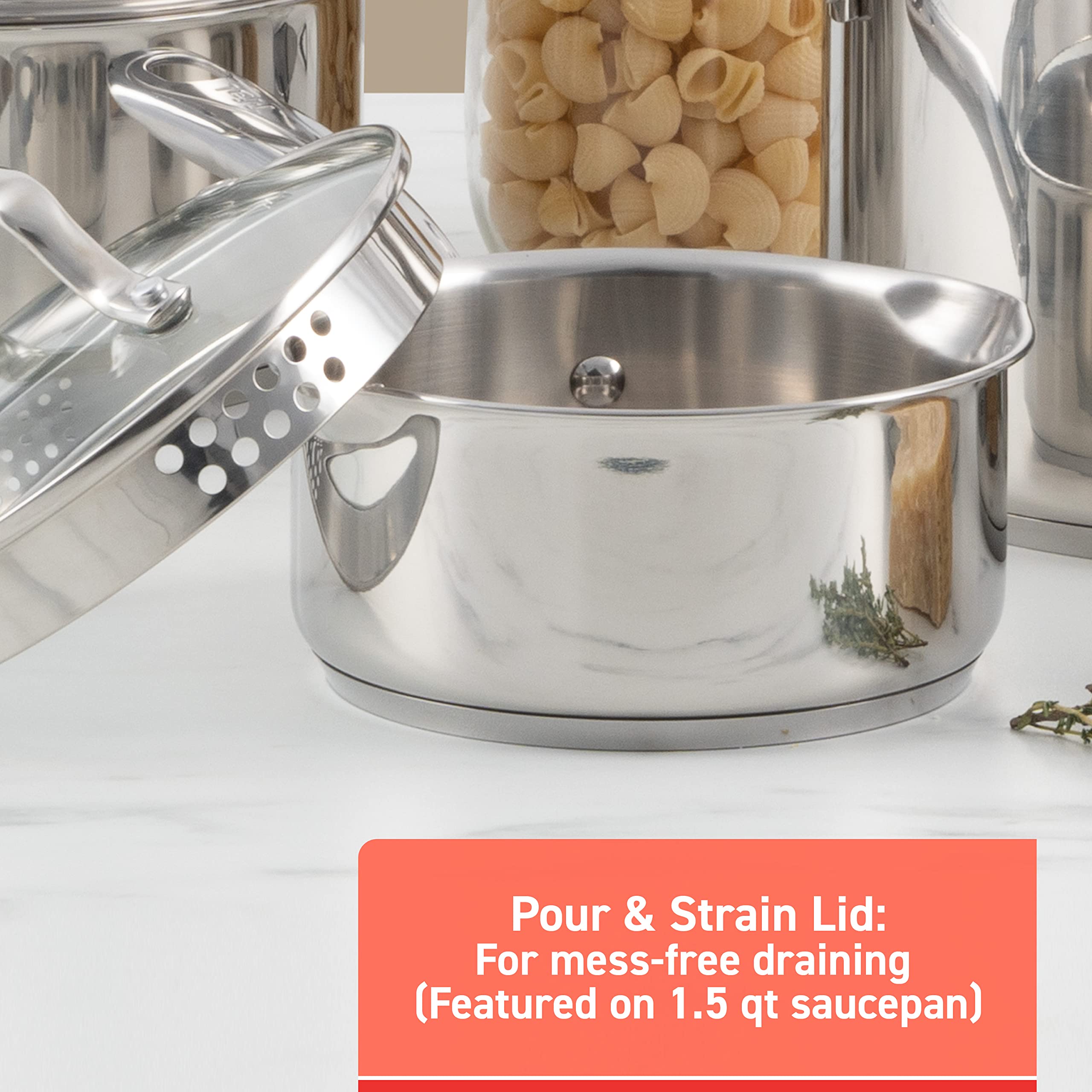 Foto 5 | Juego De Utensilios De Cocina T-fal De Acero Inoxidable, 11 Piezas, Aptos Para Inducción - Venta Internacional.