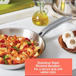 Foto 6 | Juego De Utensilios De Cocina T-fal De Acero Inoxidable, 11 Piezas, Aptos Para Inducción - Venta Internacional.