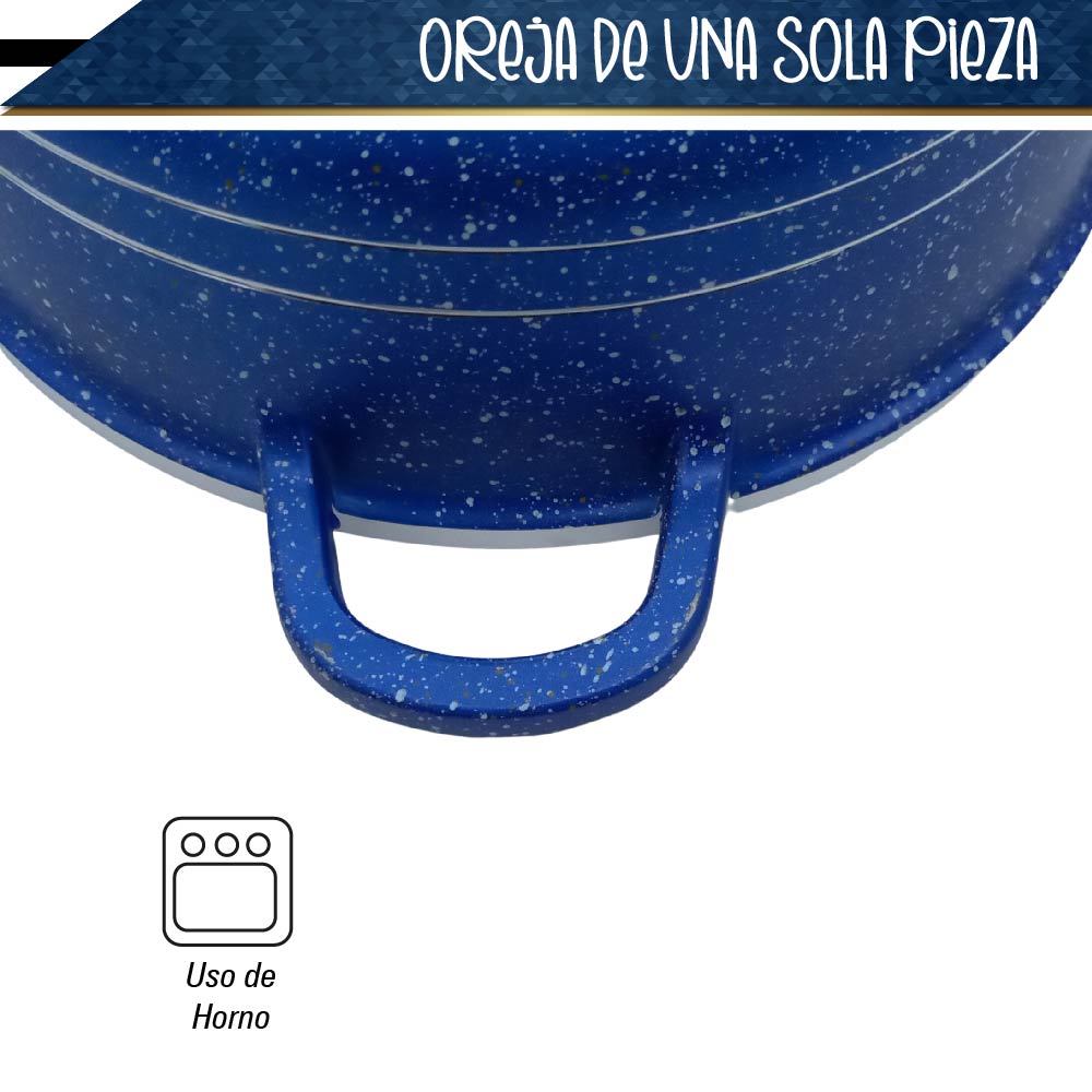 Foto 8 pulgar | Batería De Cocina De Aluminio Con Tapa Y Recubrimiento De Granito 10 Pz Verde