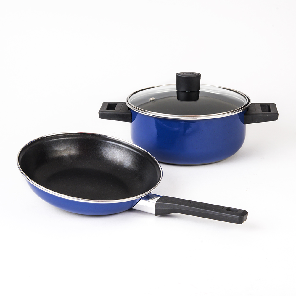 Foto 4 pulgar | Batería De Cocina Cinsa Brillante 7 Piezas Color Azul