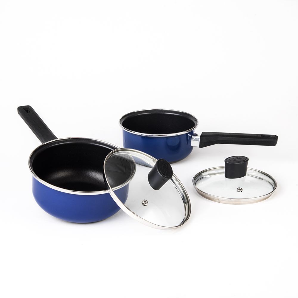 Foto 5 pulgar | Batería De Cocina Cinsa Brillante 7 Piezas Color Azul