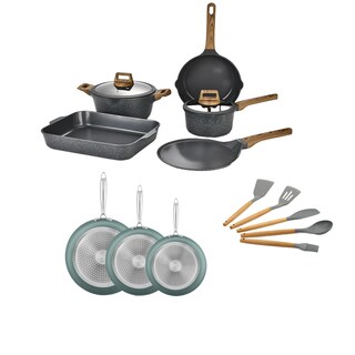 Foto 1 | Combo Batería De Cocina Sofia Ceramic + 3 Sartenes Sofia Metallic