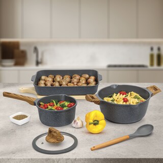 Foto 2 | Combo Batería De Cocina Sofia Ceramic + 3 Sartenes Sofia Metallic