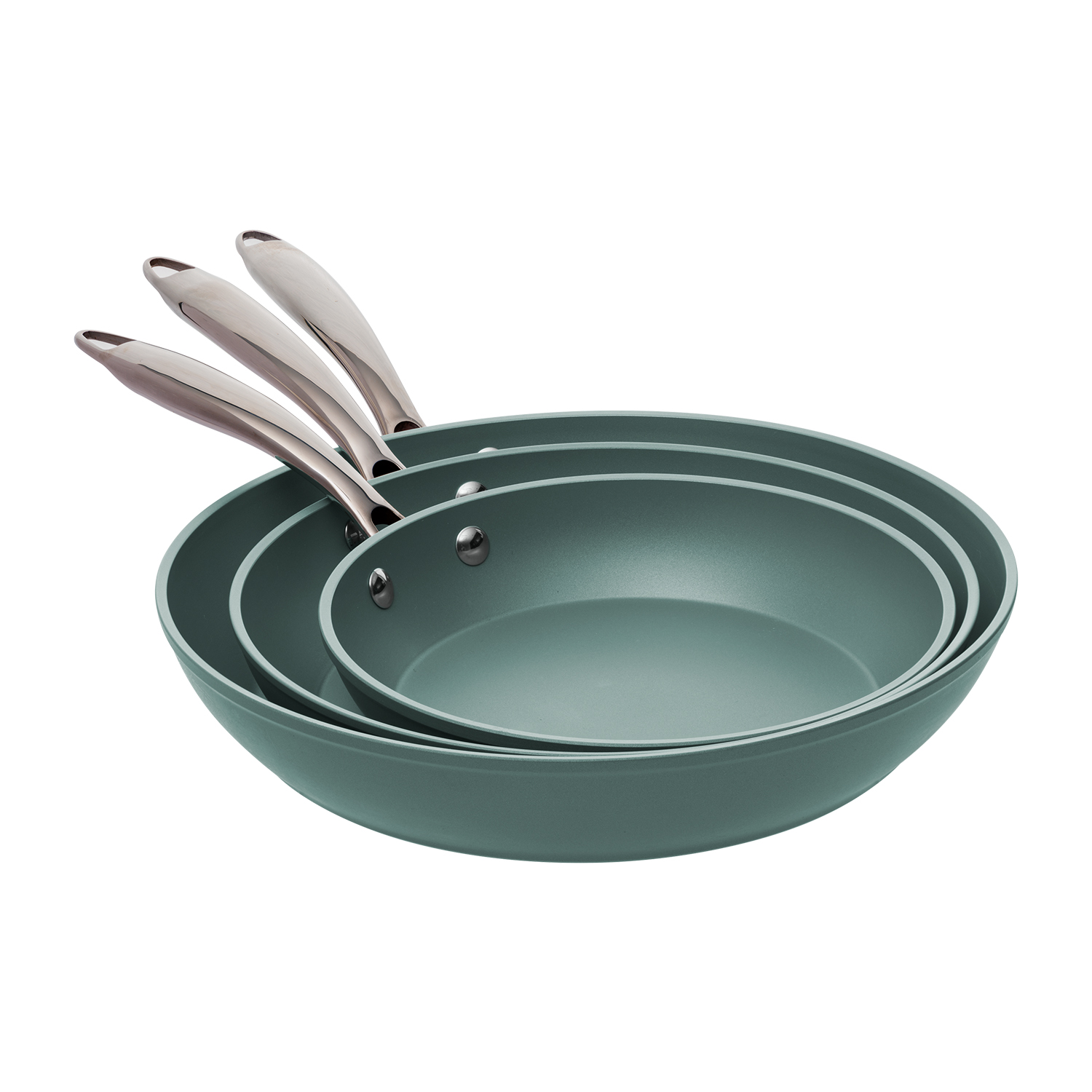 Foto 6 pulgar | Combo Batería De Cocina Sofia Ceramic + 3 Sartenes Sofia Metallic
