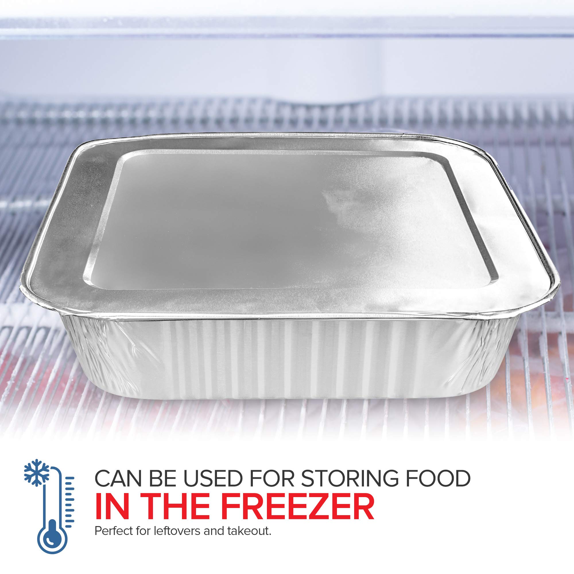 Foto 5 | Recipientes Desechables Para Alimentos Stock Your Home 8 X 8 (paquete De 10) - Venta Internacional.