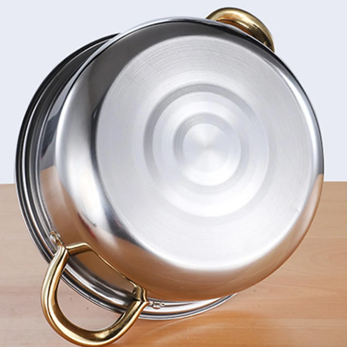 Foto 5 | Bateria De Cocina 6 Pcs Cacerolas Y Sarten Acero Inoxidable Lab.g Plata