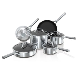 Foto 1 | Batería De Cocina Ninja C69500 Neverstick De 10 Piezas Aluminio Antihaderente