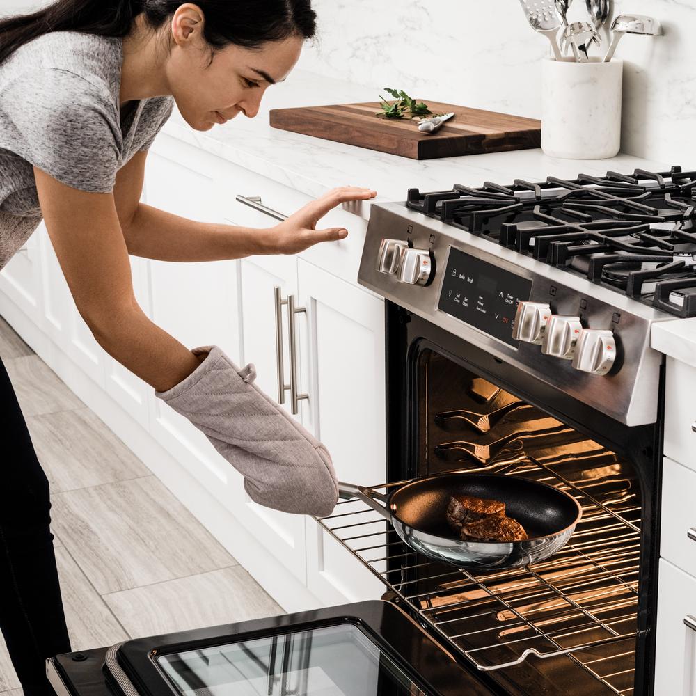 Foto 5 | Batería De Cocina Ninja C69500 Neverstick De 10 Piezas  Aluminio  Antihaderente