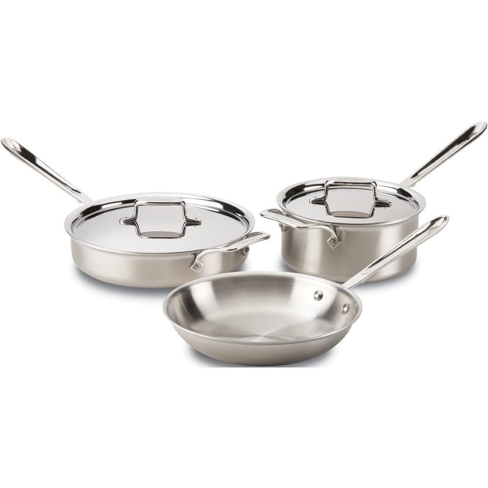 Foto 1 | Juego De Utensilios De Cocina All-clad D5 De Acero Inoxidable De 5 Capas  5 Piezas - Venta Internacional.