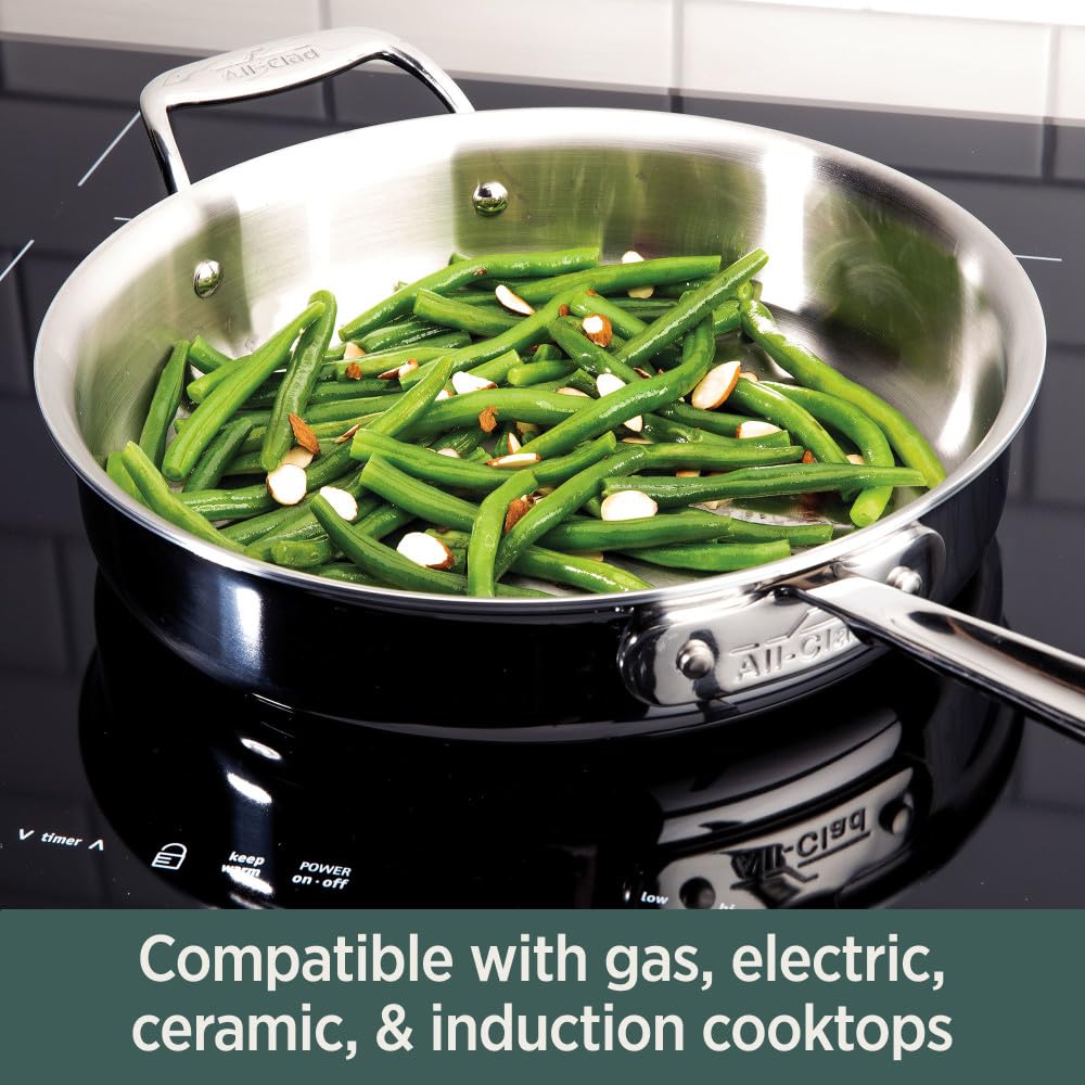 Foto 3 | Juego De Utensilios De Cocina All-clad D5 De Acero Inoxidable De 5 Capas  5 Piezas - Venta Internacional.