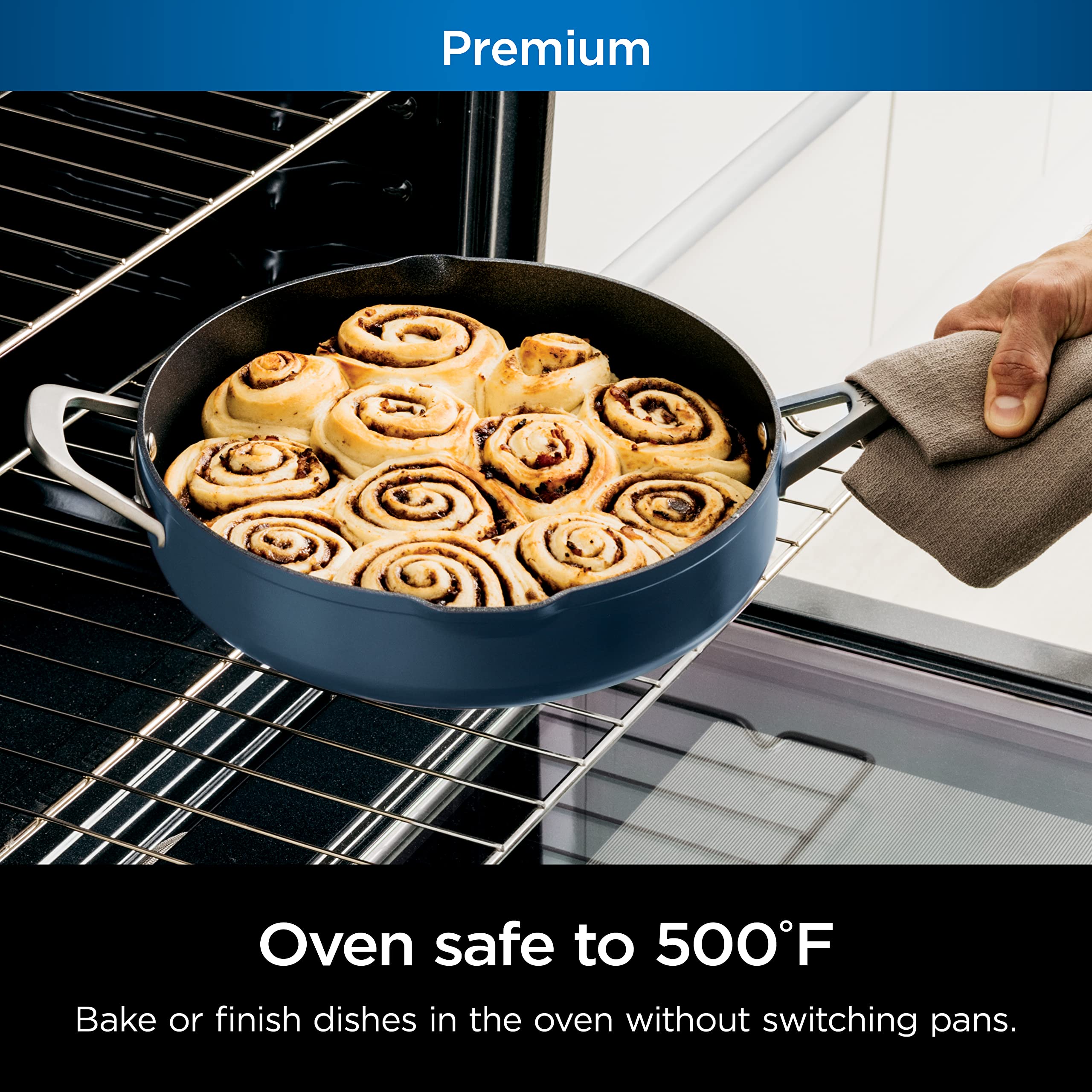 Foto 5 pulgar | Sartén  Cookware Ninja Cw102bl Foodi Neverstick Possible Azul - Venta Internacional