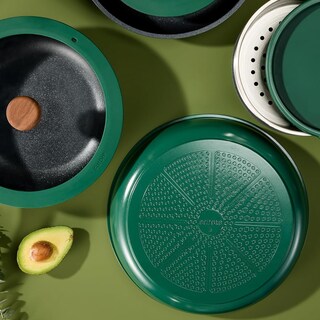 Foto 4 | Set Ollas Carote 23 Pzas Antiadherente Mango Removible Color Verde