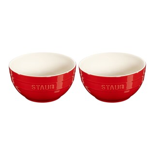 Foto 1 | Juego De Cuencos Staub Ceramic Large Universal 1.2 L 6.5 Pulgadas Color Cereza - Venta Internacional.