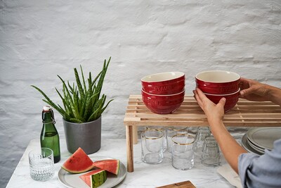 Foto 3 | Juego De Cuencos Staub Ceramic Large Universal 1.2 L 6.5 Pulgadas Color Cereza - Venta Internacional.