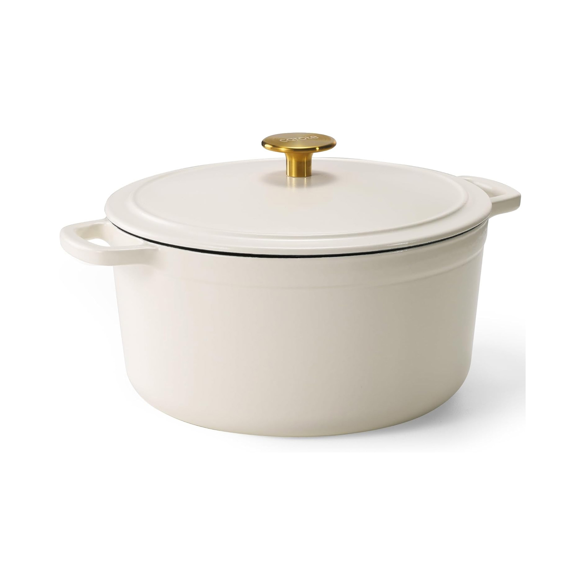 Foto 2 pulgar | Olla De Horno Holandés Carote 5 Qt Hierro Fundido Blanco