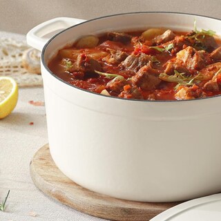 Foto 4 | Olla De Horno Holandés Carote 5 Qt Hierro Fundido Blanco