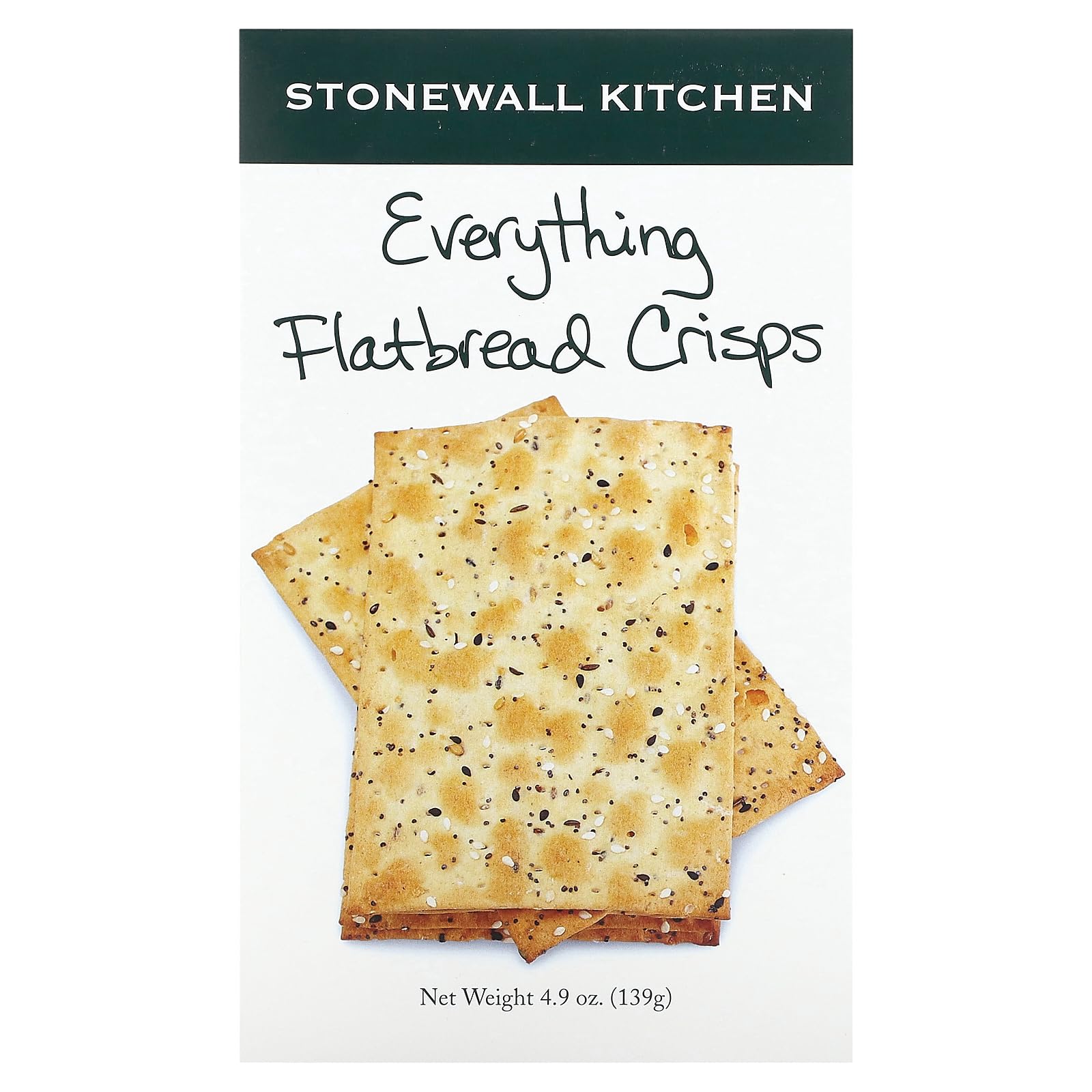 Foto 2 pulgar | Flatbread Crisps Stonewall Kitchen Everything 140 Ml - Venta Internacional.