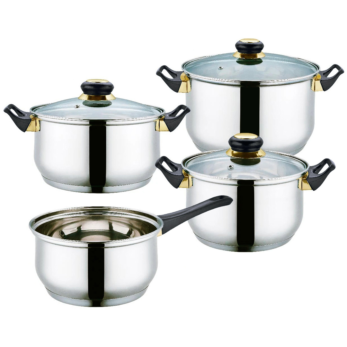 Foto 3 pulgar | Bateria Cookware Mod. Bk201 Acero Inoxidable 12 Pzs