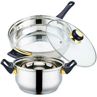 Foto 3 | Bateria Cookware Mod. Bk201 Acero Inoxidable 12 Pzs