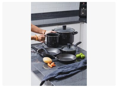 Foto 4 | Batería De Cocina Xtellar Aluminio Con Antiadherente 8 Piezas