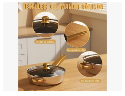 Foto 3 | Batería De Cocina Xtellar De Acero Inoxidable 18piezas Antiadherente